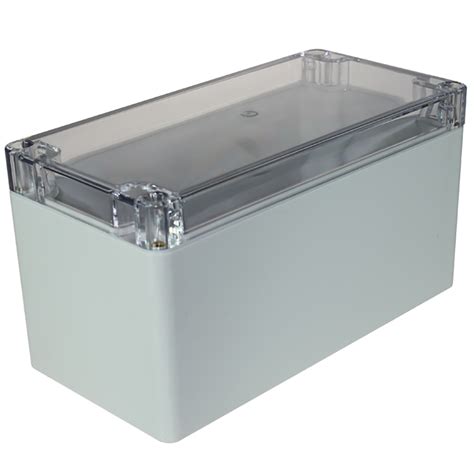 polycarbonate enclosure with clear lid